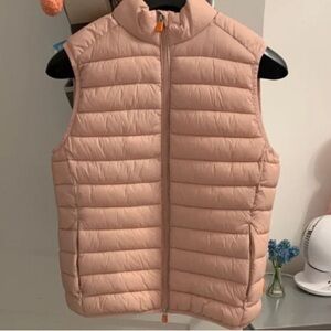 Women's Pink Quilted Vest